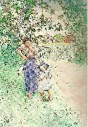 Carl Larsson halsa vackert panfarbror painting